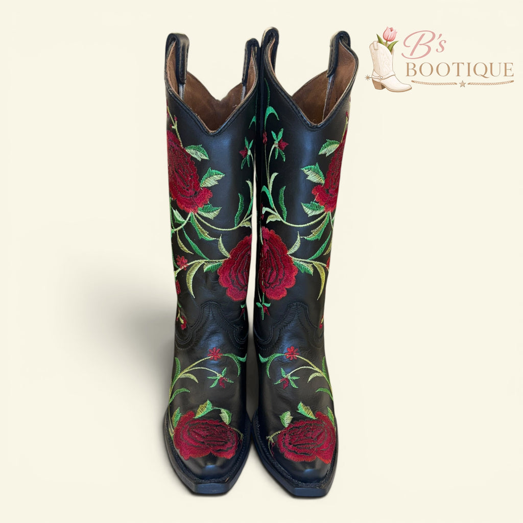 Circle G - Roses - Black