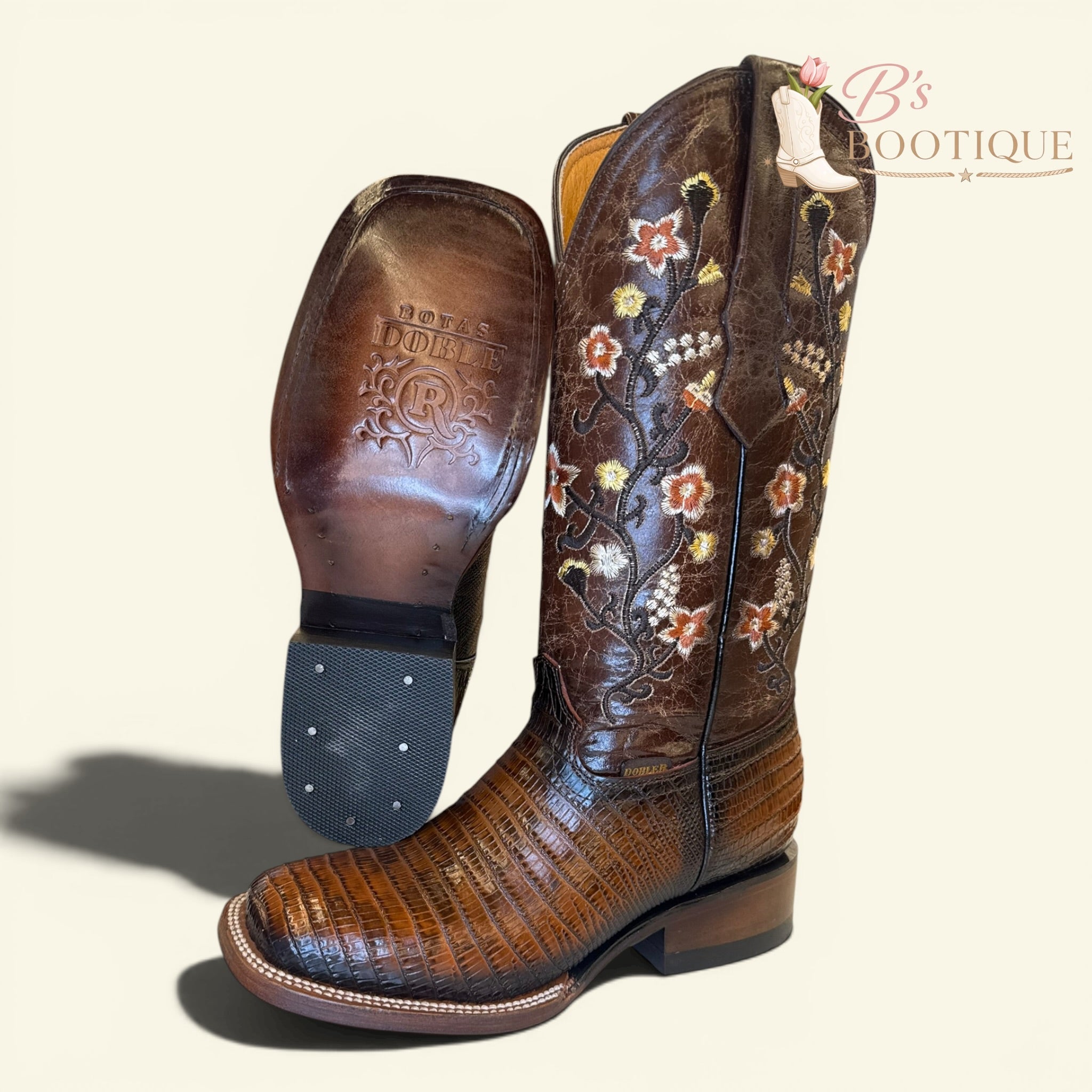 Doble R - Lizard - Faded Cognac