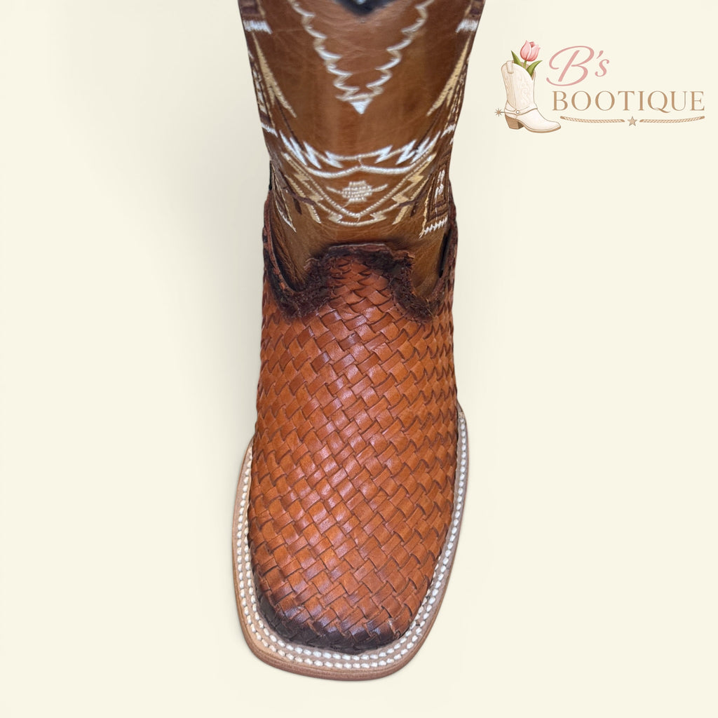 Torres Boot Ranch - Sunset - Handwoven Faded Cognac
