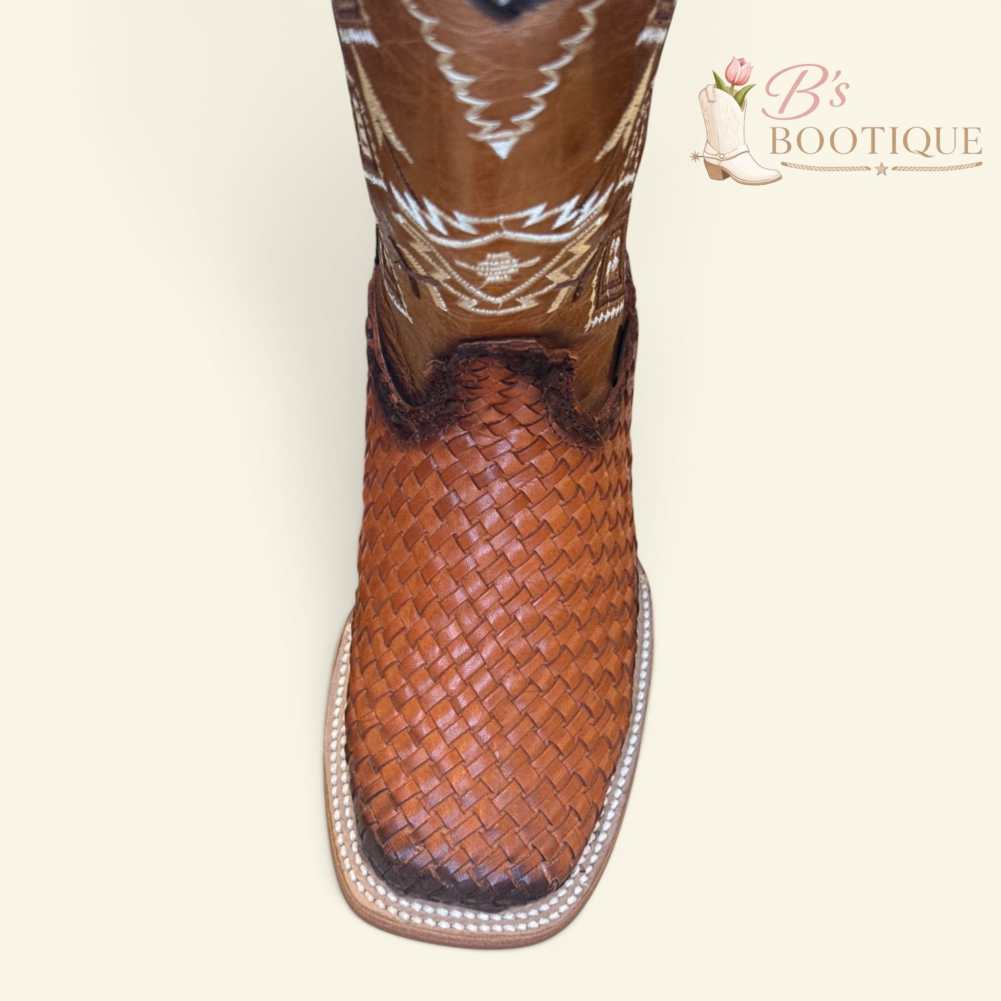 Torres Boot Ranch - Sunset - Handwoven Faded Cognac