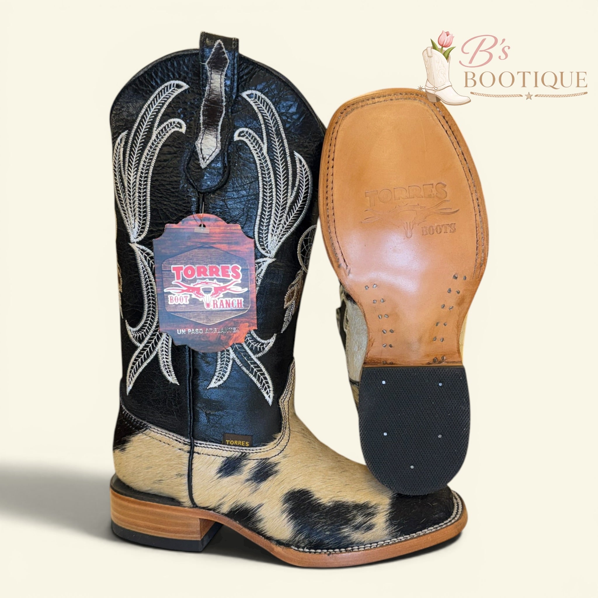 Torres Boot Ranch - Cowhide - Natural