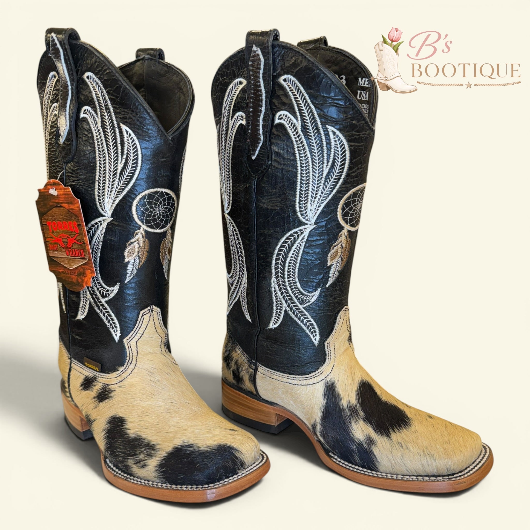 Torres Boot Ranch - Cowhide - Natural