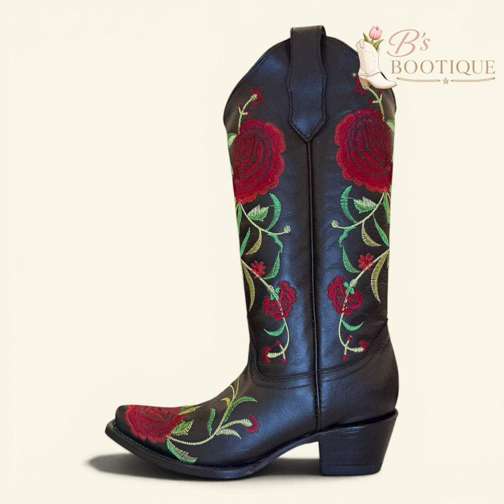 Circle G - Roses - Black