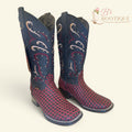 Torres Boot Ranch - La Maravilla - Handwoven Wine\Black